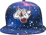 YOXO Popular Bulls White Snapback Cap Hat for Men Baseball Cap (Style-F)