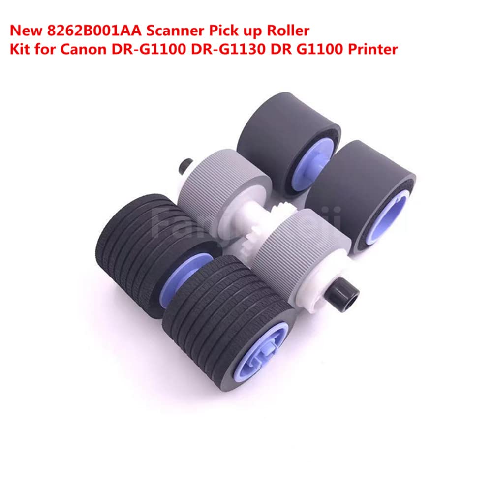 Fanjinkeji New 8262B001AA Scanner Pickup Roller Kit for Canon DR-G1100 DR-G1130 DR G1100 G2090 G2140 G2110 Printer Replacement Parts