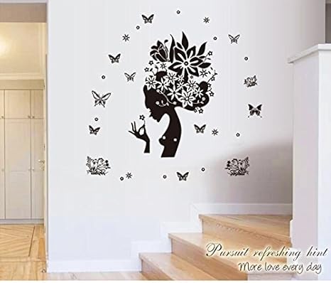 Buy World Beauty S Butterflies Wall Decal Girl Black Flowers