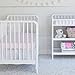 Universal Fit Crib Sheets - 100% Natural Soft Jersey Knit Cotton for Standard Crib and Toddler Mattress - 2 Pack (Pink Polka Dot, Chevron) by Ziggy Baby