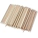 200 Packs Wood Sticks, Double Sided Nail Multifunctional Cuticle Pusher Remover Manicure Pedicure Tool