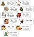 Personalized Return Address Labels - Customize Quantity and Designs - Christmas Address Labels - Easy to Peel, Guaranteed to Stick and Stay, On Blank Mailing Labels 30 Per Sheet, Pack of 120 Labels.