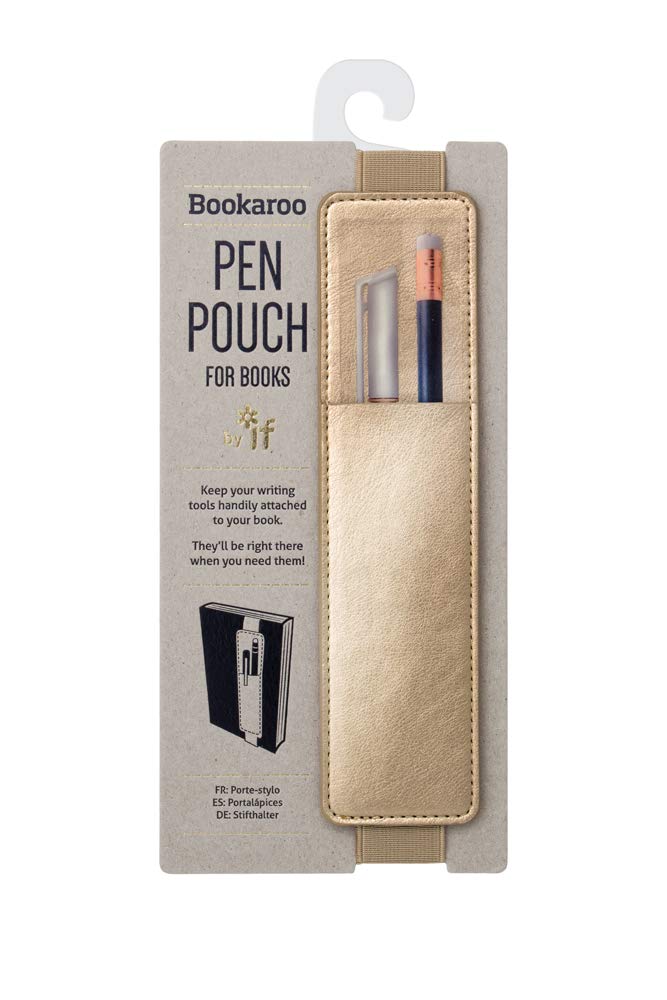 Bookaroo Pen Pouch Gold
