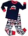 Boys Pajamas Train Little Kids Pjs 100% Cotton Toddler Sleepwears Size 4T