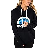 Lacozy Women's Hoodies Long Sleeve Shirt Casual Graphic Tee Shirt Lightweight Sweatshirts Fall Clothes for Women Tops