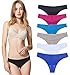 Micolin Underwear Women, Thong Panties Lace Bikini Seamless Sexy Invisible-6 Pack Colors …