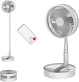 UN Desk Fan Air Circulator USB Battery Powered Remote 4 Speed view 1