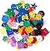 Darice Plastic Kids Buttons, Assorted Colors, Shapes & Sizes. 6oz.(170g)