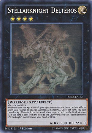Yu-Gi-Oh! - Stellarknight Delteros (DUEA-EN053) - Duelist Alliance - 1st Edition - Ghost Rare