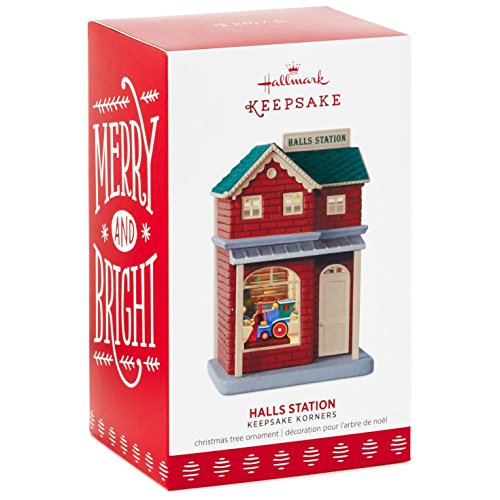 Hallmark Keepsake Ornament Korners Halls Station 2017 Pricepulse