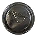 Hanna K. Signature Collection Black Plastic Plates 9 Inch - 50 count - Plastic Solid Round Party Plates For Weddings, BBQs, Birthday Plates - Disposable Black Plates - Plastic Dessert Plates