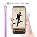 MoKo Samsung Galaxy S9 Plus Case, Crystal Clear Reinforced Corners TPU Bumper + Anti-Scratch Hybrid Rugged Transparent Panel Compatible with Samsung Galaxy S9+ 6.2 Inch 2018 - Clear Purple & Clear