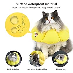 HiDREAM Cat Cone Collar,Cute Waterproof Elizabethan