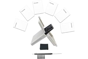 AIERTING 48 Pieces Cerustop Wax Guards (1.3mm) Replacement Filters for Phonak/Unitron/Resound/Beltone/Widex Hearing Aids - Cleaning Brush Tools and Carry Case-6packs