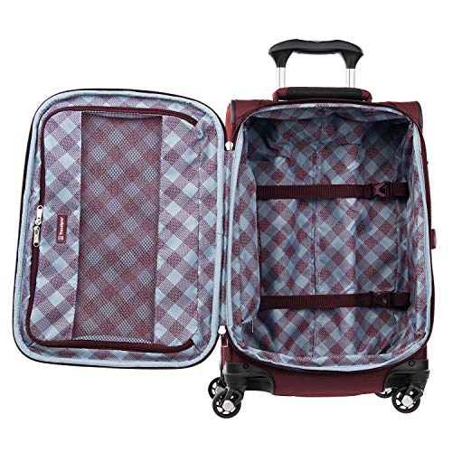 Travelpro Maxlite 5 Softside Expandable Spinner Wheel Luggage, Burgundy