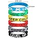 60 Pieces Video Game Bracelets Rubber Bracelets Game Party Wristbands Supplies Colored Silicone Bracelets for Gamer Birthday Party Favors (60 Pieces, 6 Style)