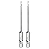 HARFINGTON 2pcs H1.5 Hex Head Screwdriver Bit 1.5mm
