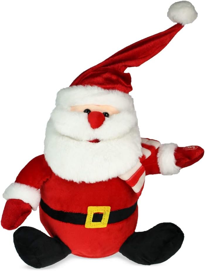 Immagini Animate Di Babbo Natale.Mostromania Babbo Natale Con Effetto Sonoro E Cappello Danzante Decorazioni Natalizie Animate Babbo Natale Musicale Addobbi Natalizi Divertenti Amazon It Giochi E Giocattoli