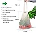 NetNeed Net Shopping Tote String Bag for Grocery Market Shopping & Beach, Storage, Fruit, Vegetable and Toys -Portable & Washable Mesh Produce Handbag(15 x 19