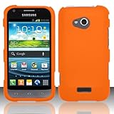 Importer520 Rubberized Snap-On Hard Skin Protector Case Cover for For (Sprint) Samsung Galaxy Victory 4G LTE L300 - Orange