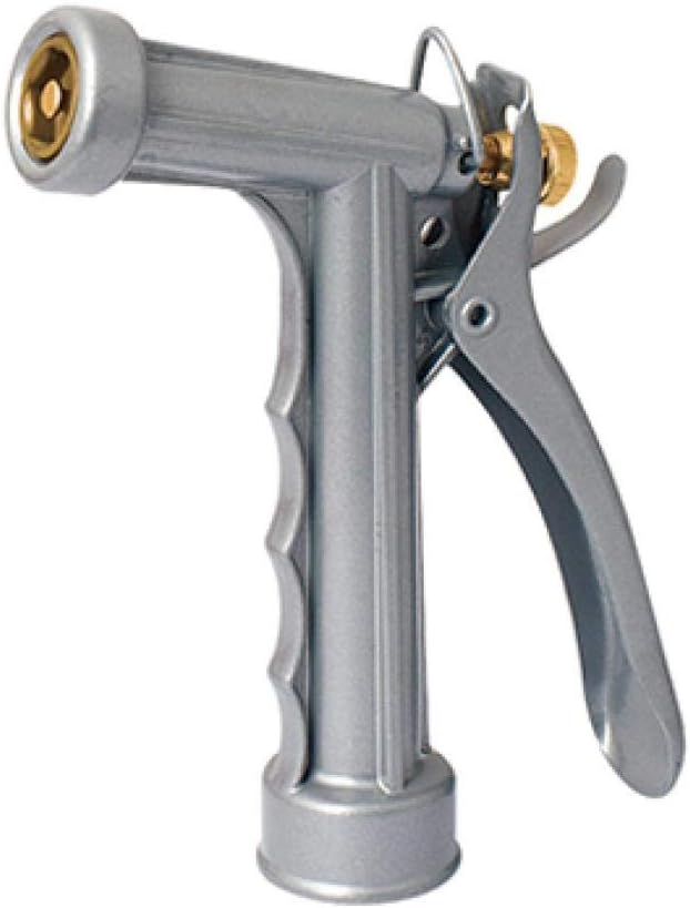 Nozzle, Hose Durable Sliver Nozzle, Grip Pistol Zinc MNWY
