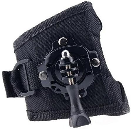 Hand &amp; Wrist Braces, 360 Degree Rotatable Wrist Palm Band for GoPro 4 / 3+ / 3 / 2 - Black