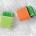 Selaurel 2 Pack Silicone Laundry Brush Scrub Multi-use Household Cloth Washing Brush Dual-use Scrubbing Brush for Clothes Underwear Shoes, Plastic Soft Cleaning Tool