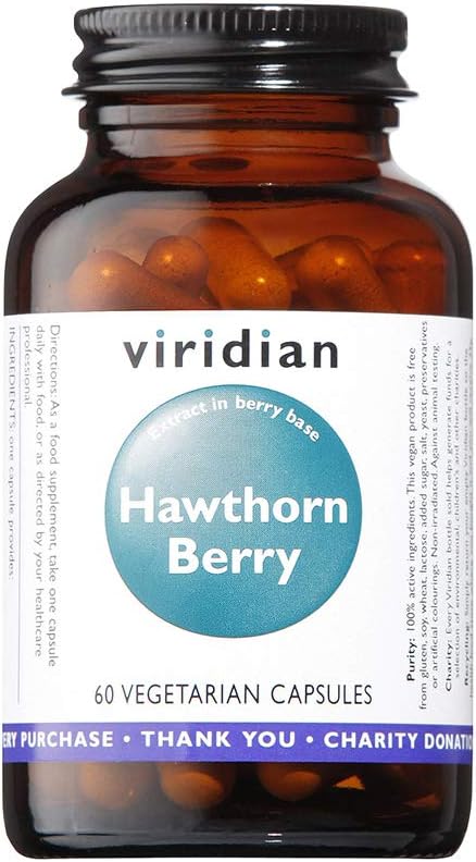 Viridian - Hawthorn Berry Extract - 60 Caps, 60 count (Pack of 1)