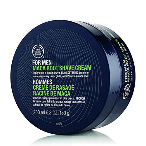 The Body Shop For Men Maca Root Shave Cream Regular, 6.3 Fluid Ounces