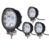 LED Light Bar LEDKINGDOMUS 4 Pack 27W 4 inches LED