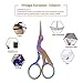 Embroidery Hoops Embroidery Scissors Sewing Kits Embroidery Hoop Set Bamboo Circle Cross Stitch Hoop Ring with Sewing Scissors Craft Scissors Shears 3.6 Inch Scissors 6 Wooden Embroidery Hoops