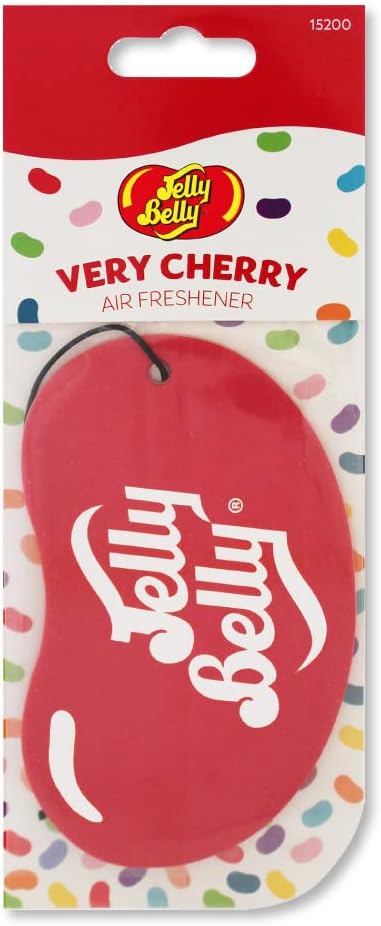 Jelly Belly 2D Jelly Bean Air Freshener Very Cherry Red 15200A