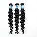BLY 8A Brazilian Virgin Loose Deep Wave 3 Bundles Human Hair 300g Unprocessed Remy Mink Loose Curly Hair Extensions Weave Natural Color (24 26 28inches)