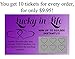 TheGag Baby Announcement Lottery Tickets (10 Pack) Scratch Off Tickets Family Priced for Grandma Grandpa Mom Dad Friends Affordable