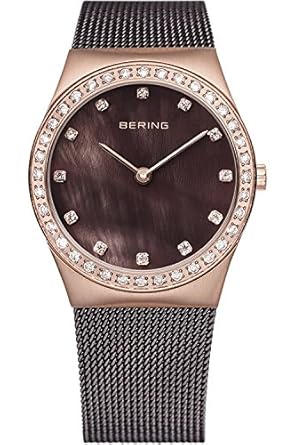 BERING Classic Analog Brown Dial Womens Watch-12430-262