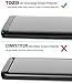 TOZO for Samsung Galaxy S9 Plus Screen Protector Glass [ 3D Full Frame ] Premium Tempered 9H Hardness Super Easy Apply for Samsung Galaxy S9 Plus work with most case Black Edge