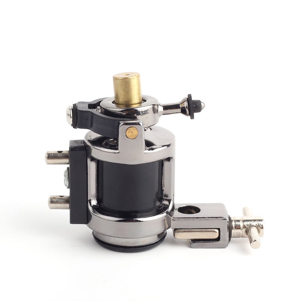 Aluminium Premium Handmaded Rotary Tattoo Machine, Black for Tattoo Liner and Shader Permanent Makeup Tattoo Supplies Accessories