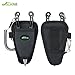 Booms Fishing X8 ELFIN Aluminum Fishing Pliers Saltwater Resistance Include Holster and Lanyard, ELFIN_Black