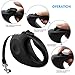 URPOWER Upgraded Retractable Dog Leash 360° Tangle-Free 16ft Nylon Ribbon Dog Leashes with One Button Brake & Lock, Comfortable Hand Grip, Heavy Duty Pet Leashes Dog Walking Leash