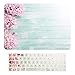 TOP CASE - Macbook Pro 13 WITH Touch Bar ( 2017 & 2016 Release) 2 in 1, Floral Pattern Matte Hard Case + Keyboard Cover for MacBook Pro 13