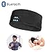 Bluetooth Sleep Headband Headphones, LC-dolida Bluetooth Wireless Music Sleeping Headsets Sport Headbands Built-in Speakers Microphone for Sleeping, Workout, Running, Yoga, Black