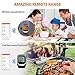 COMLIFE Digital Meat Thermometer, Wireless Bluetooth BBQ Thermometer with 2 Stainless Steel Probes, Smart Cooking Thermometer with Large LCD Screen for Kitchen Oven Grill Smoker