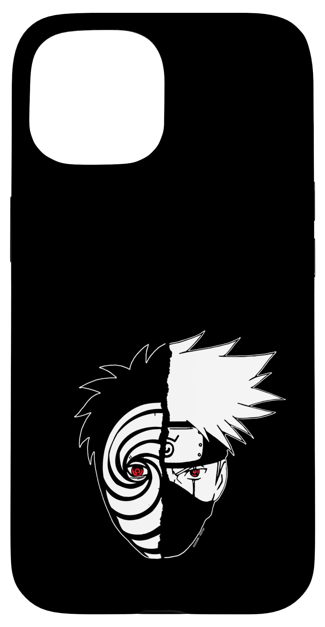 Naruto Shippuden Kakashi Tobi Split Face Case for
