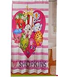 Shopkins Shower Curtain Kids Bathroom 72x72