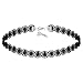 Choker Necklace, Xpatee Women Choker Necklace Set Black Velvet Lace Tattoo Choker Set Girls Stretch Necklace (18 PCS)