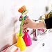 Flower Kitchen Sun Cleaning Brush Pan Pot Brush 1Pcs Multi Bathroom Plastic Brush Cleaning Tool Random Color