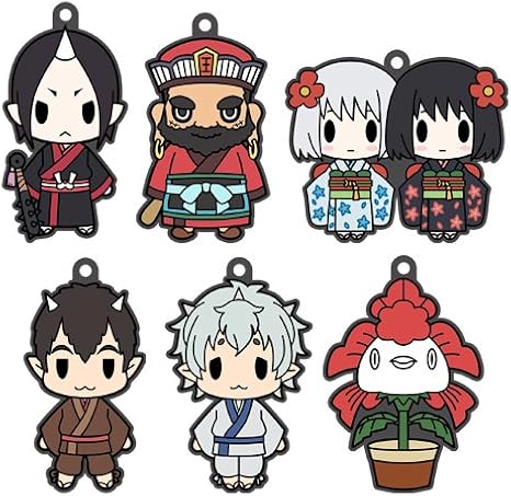 Amazon D4 鬼灯の冷徹 ラバーストラップコレクション Vol 1 Box商品 1box 6個入り 全6種類 アニメ 萌えグッズ 通販