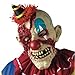2pcs/set Scary Halloween Latex Mask Clown,Creepy Cosplay Bloody Zomie Ghost Mask With Hair for Adults,Halloween Costume Party Props Masks