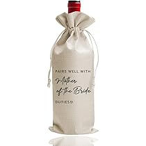 Set De Vino Para Regalo De Boda Con Frase De Agradecimiento