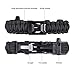 Gonex 550 Paracord Premium Paracord Bracelet Military Survival Parachute Cord with Fire Starter fits Approx 8 inch-10 inch (23-26 cm) Wrists 4 Color to Choose